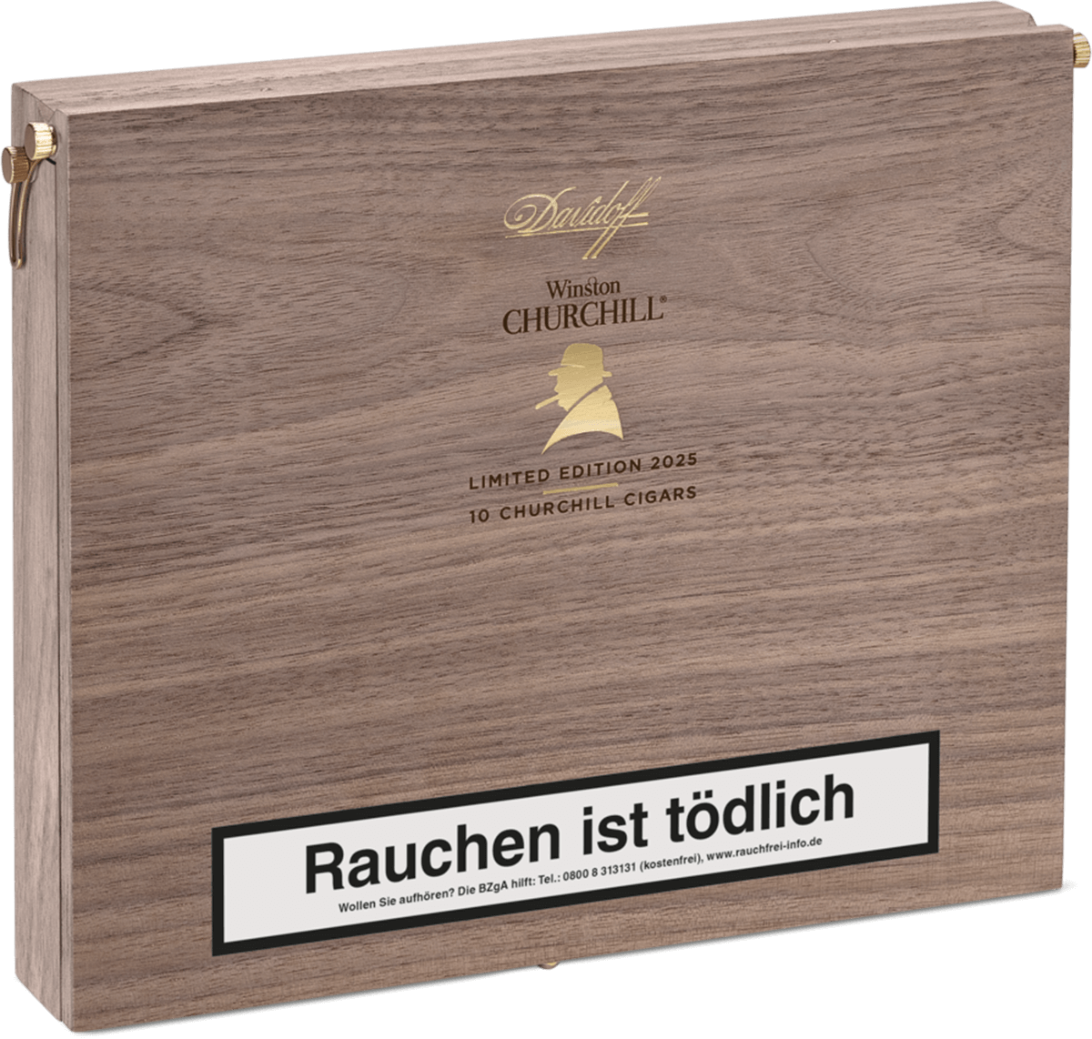 Davidoff Winston Churchill - Kiste seitlich geschlossen