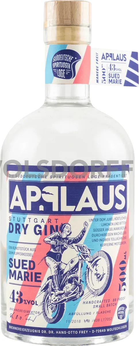 Applaus Stuttgart Flasche Vorderseite