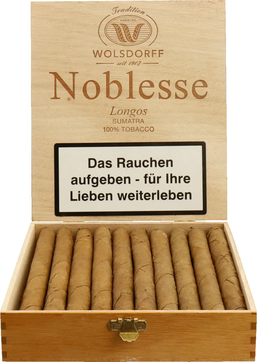 Noblesse Longos Sumatra offen Vorderansicht