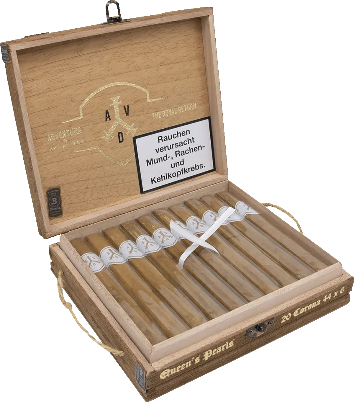 ADV Queens Pearls Corona Kiste offen