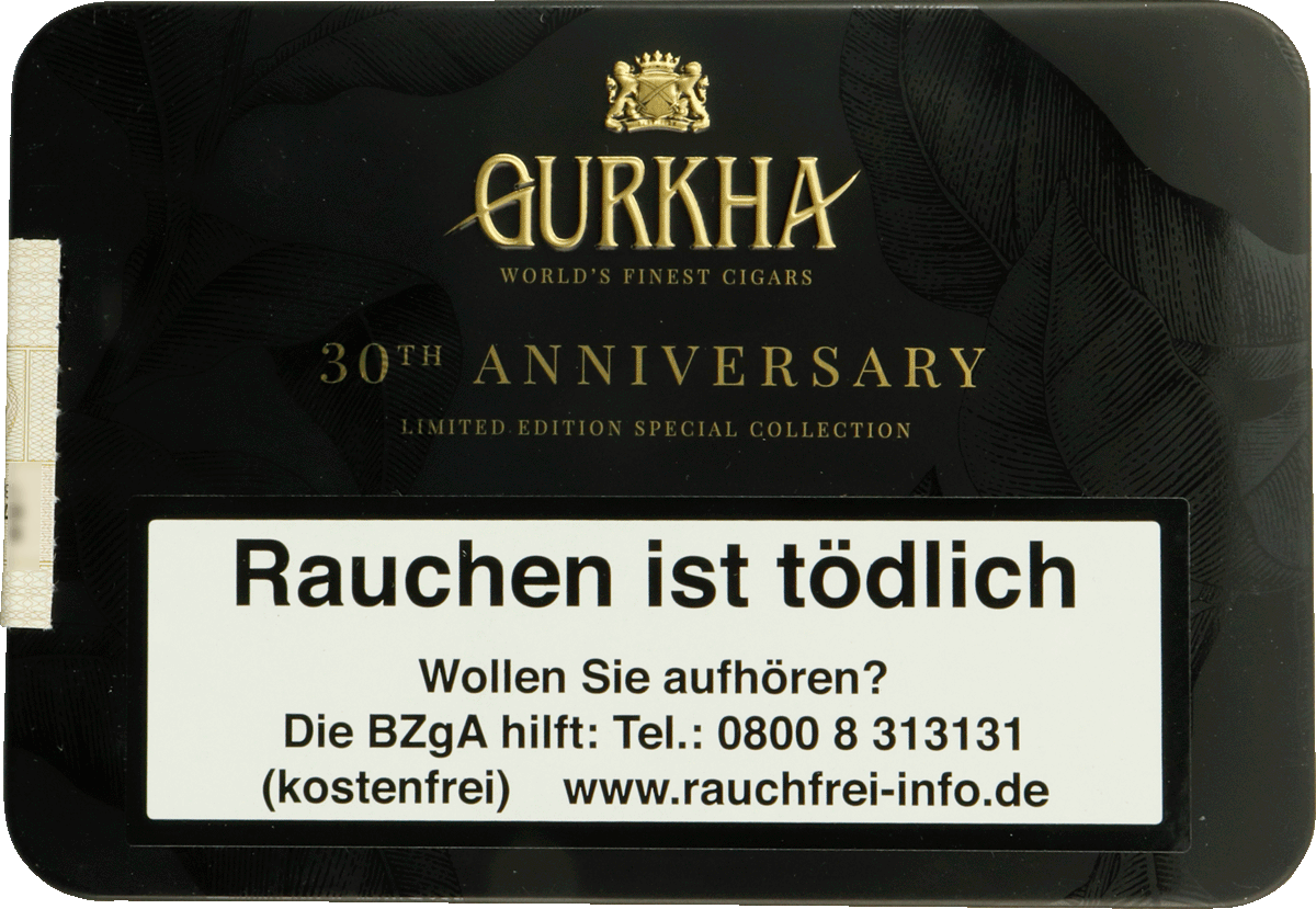 Gurkha Treinta Toro - Blechetui vorne geschlossen