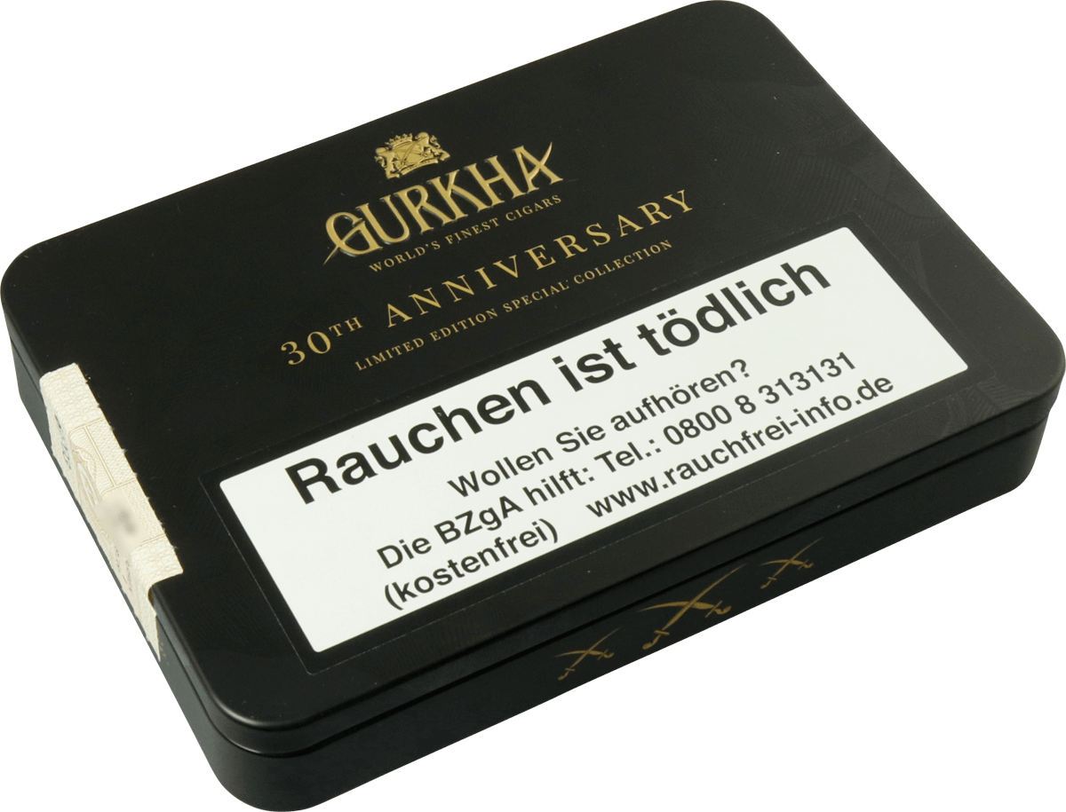 Gurkha Treinta Toro - Blechetui seitlich geschlossen