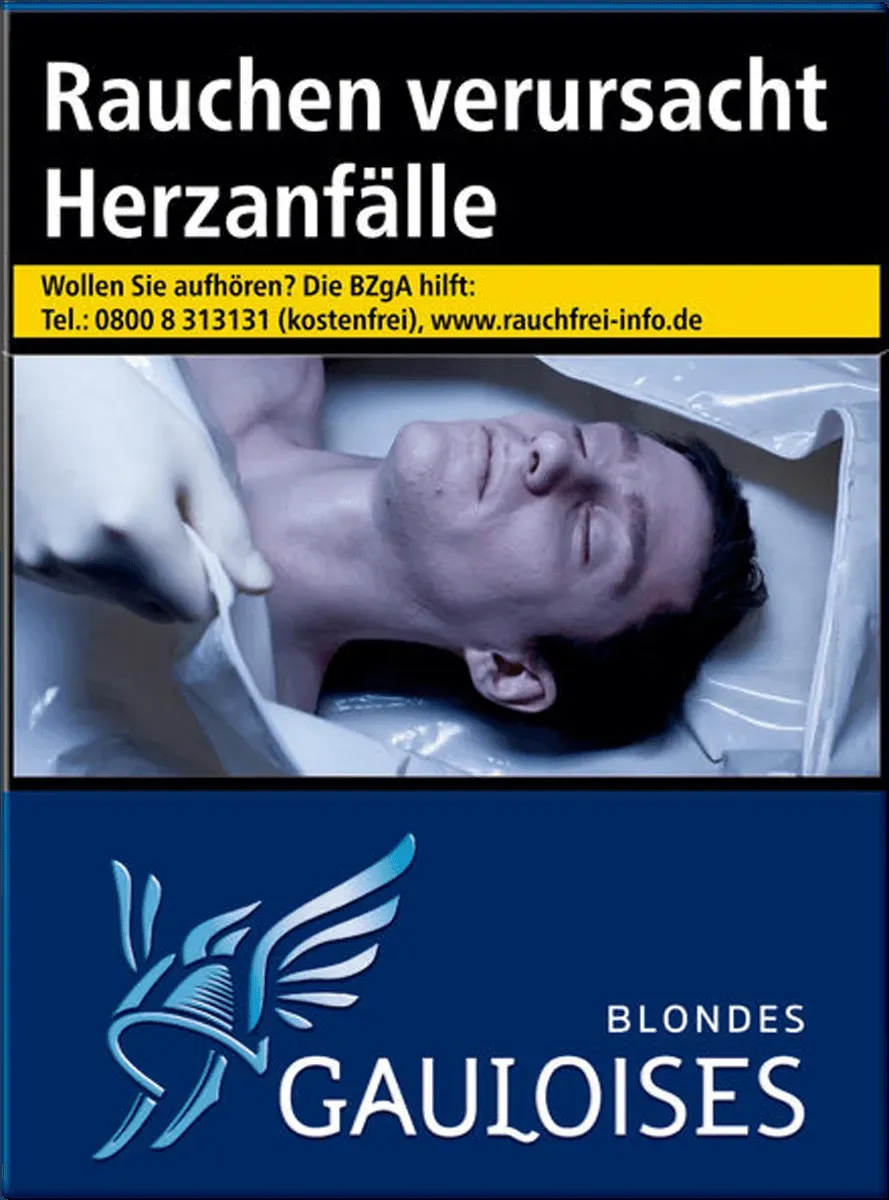 Gauloises Blondes Blau 3XL Vorderseite
