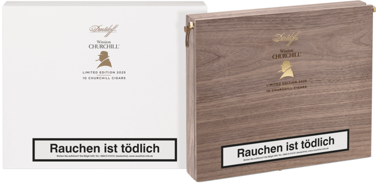 Davidoff Winston Churchill - zwei Kisten vorne geschlossen